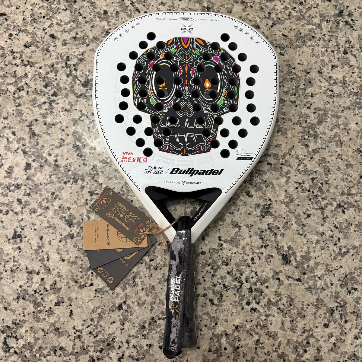 Bullpadel Padel Racket XPLO Hack Vertex 05 Carbon Fiber