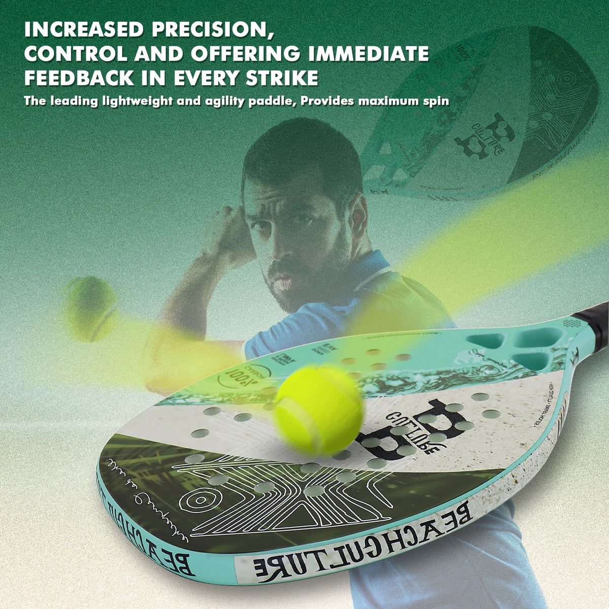 Padelio Raketė Raquete Beach Tennis Full Carbon Anole