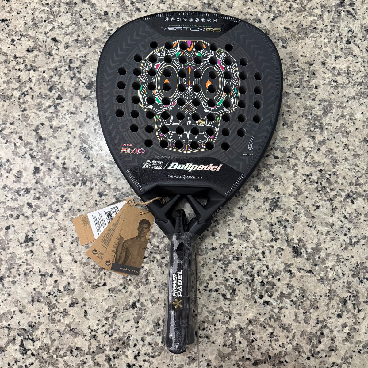 Bullpadel Padel Racket XPLO Hack Vertex 05 Carbon Fiber