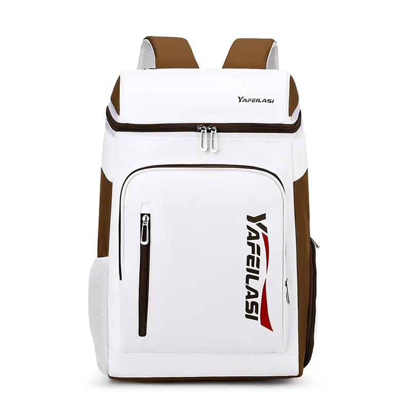 Nylon Racket Sports Backpack with Shoe Compartment