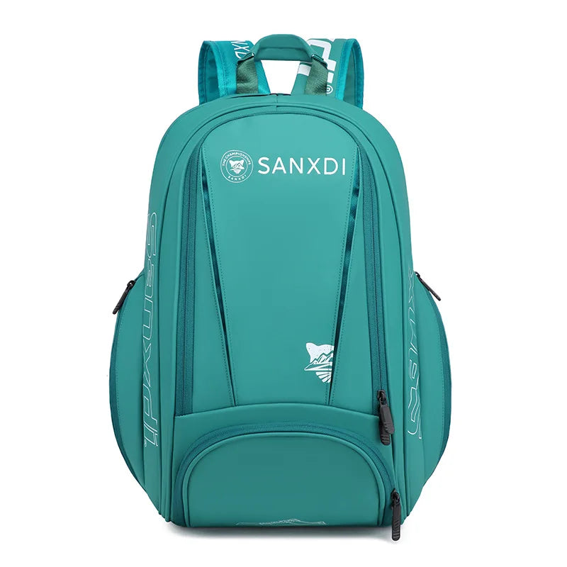 Large Capacity Racket Bag Sports Backpack with Shoe Compartment