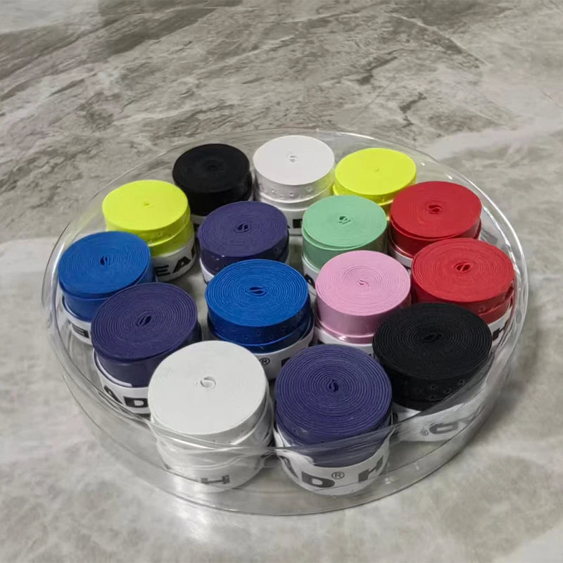 15pcs HEAD Tennis Overgrip Padel Racket Single Grip Tape Anti Slip Outdoor Training Replacement Sweatband Badminton Accessories