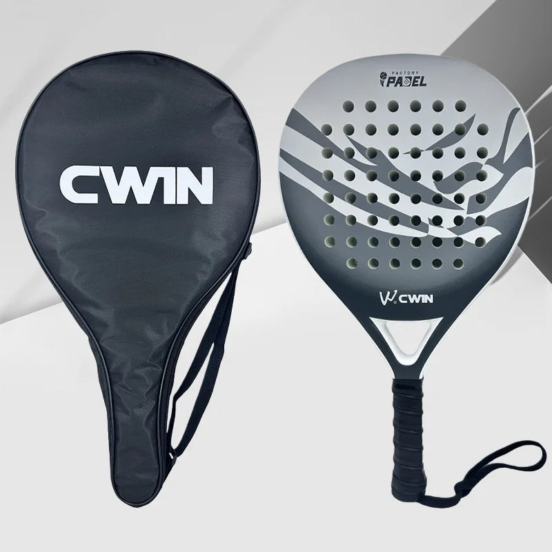 Cwin Padel Racket HOUWAVE White Carbon Fiber EVA Foam