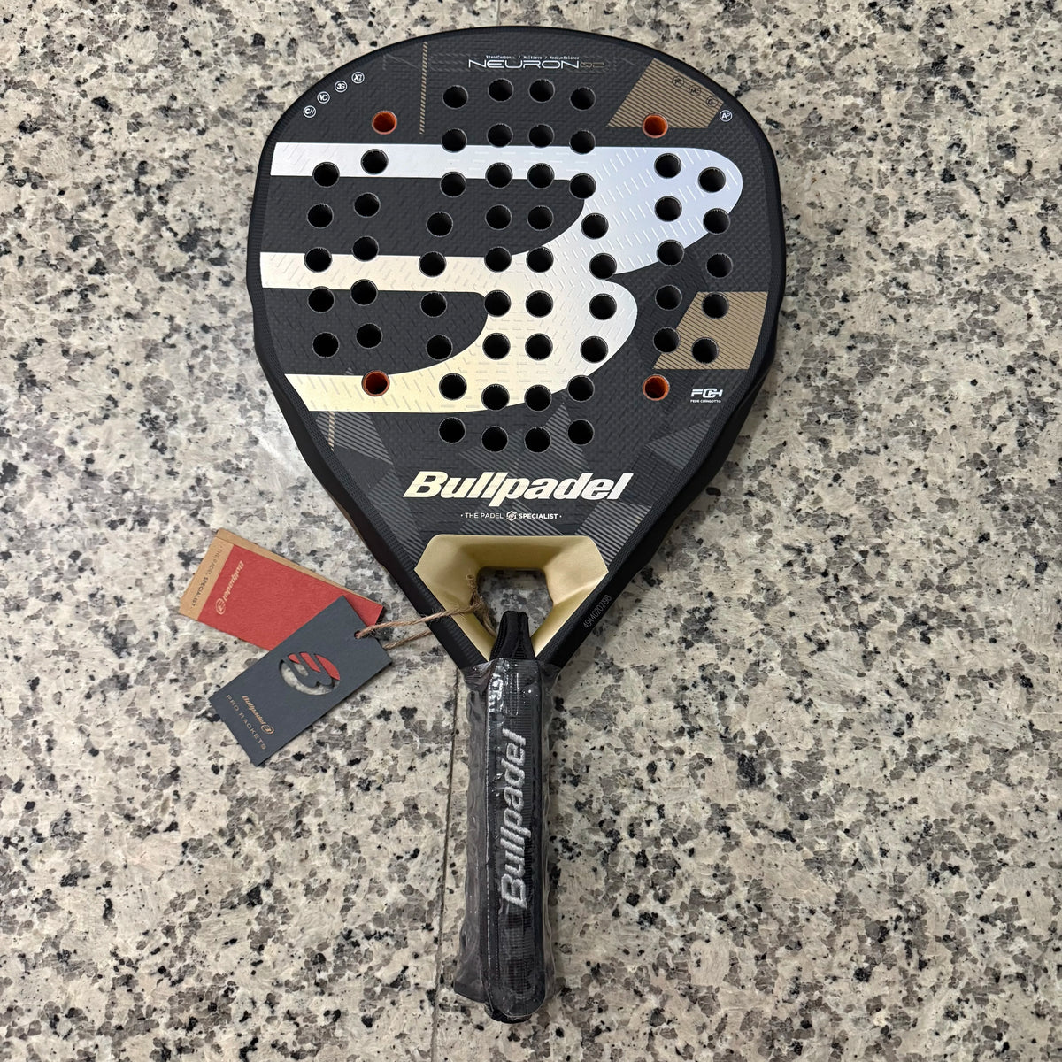 Bullpadel Padel Racket XPLO Hack Vertex 05 Carbon Fiber