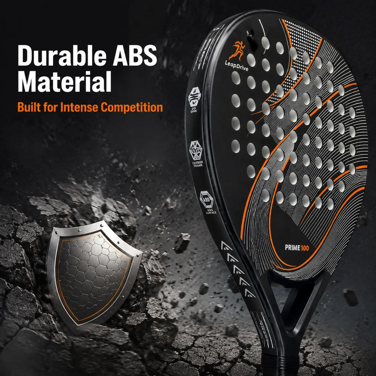 WNONSO Padel Racket EVA Core Round Shape Lightweight