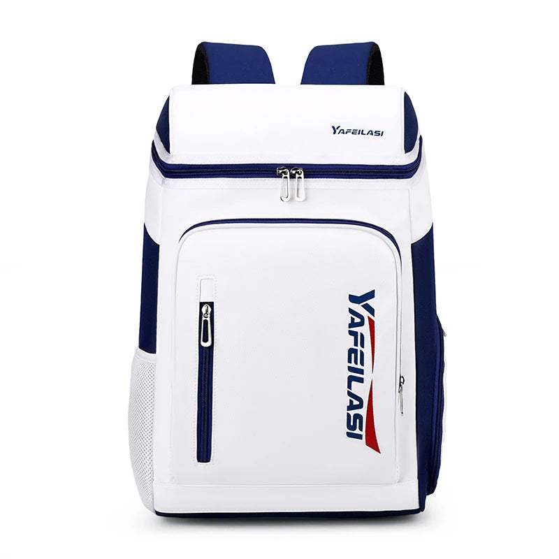 Nylon Racket Sports Backpack with Shoe Compartment