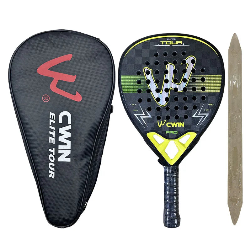 Camewin 18K Padel Racket Carbon Fiber Sweatproof Design