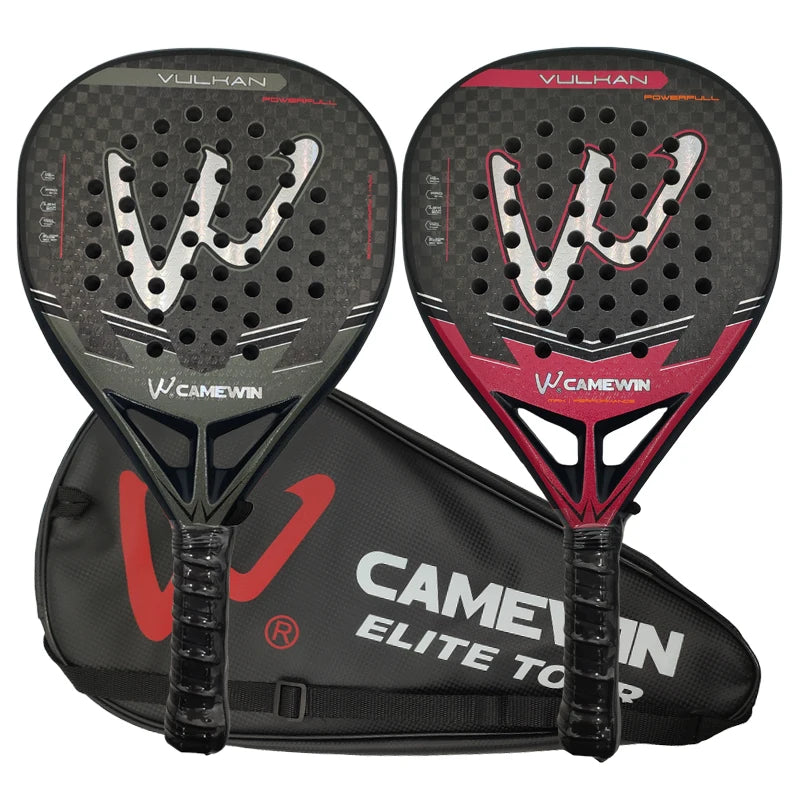 CAMEWIN 12K Carbon Fiber Padel Racket EVA Foam Core