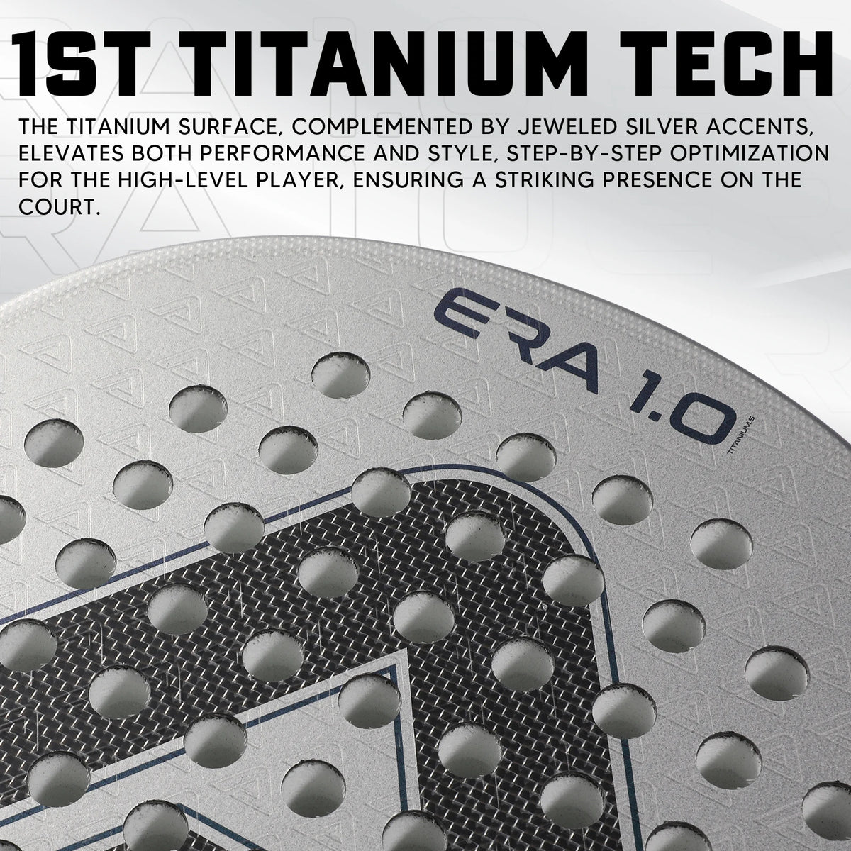 Padelio Raketė AMA SPORT 1St Titanium Carbon Fiber
