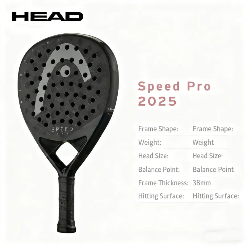 HEAD SPEED Carbon Fibre Padel Racket for Men 2025