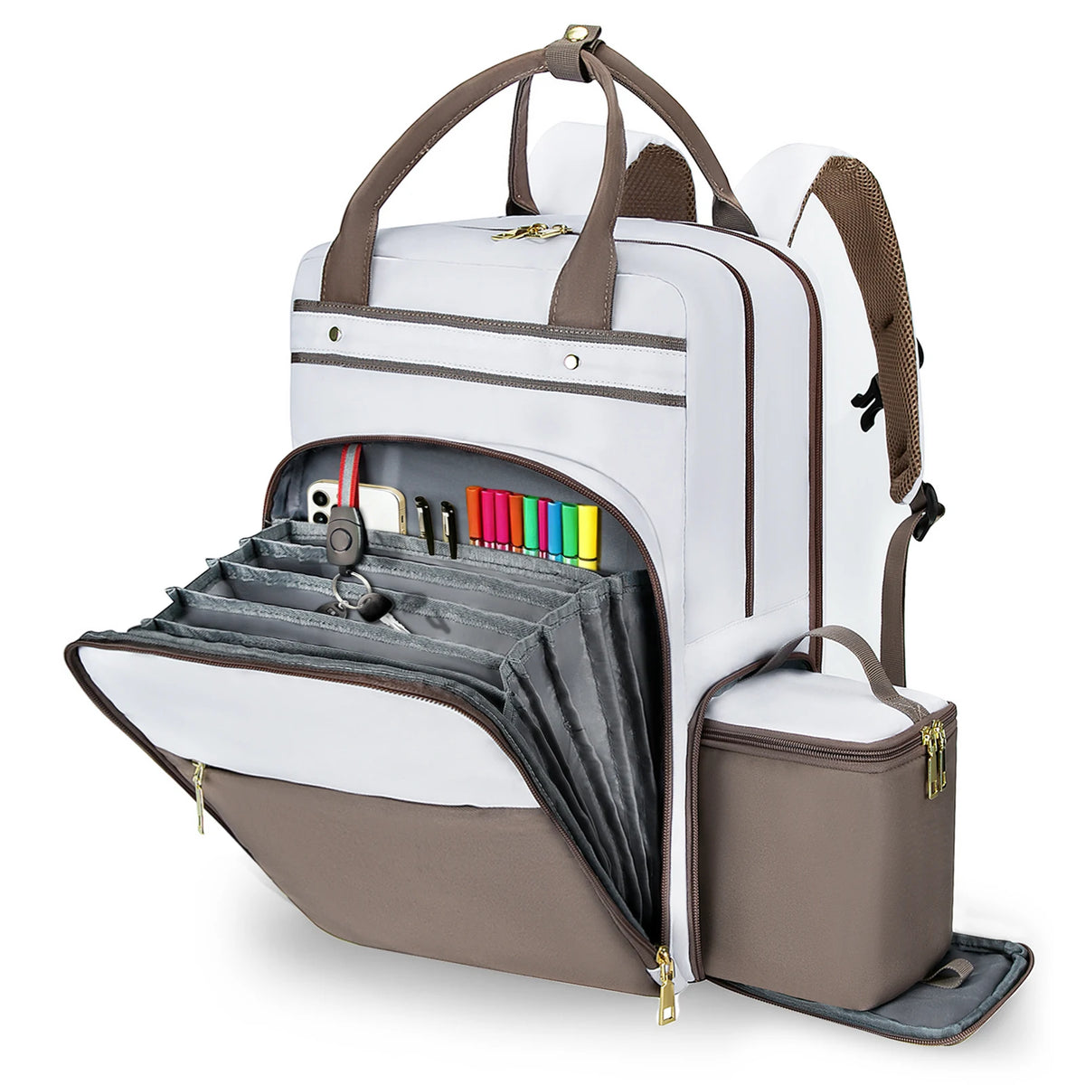 Insulated Cooler Lunch Backpack Waterproof Travel Bag