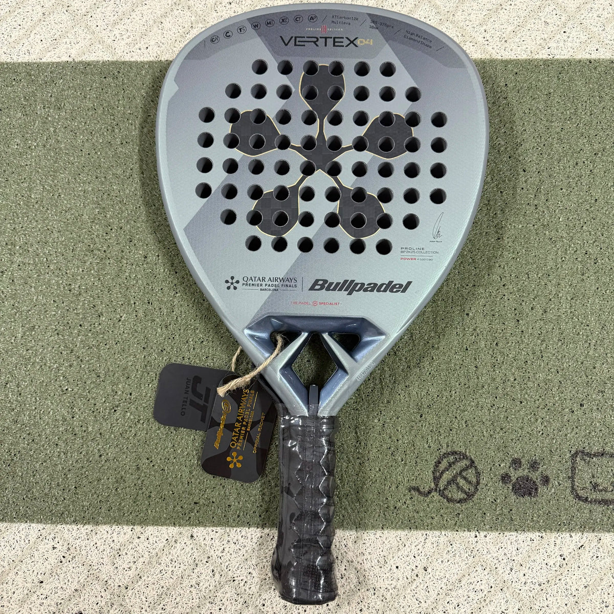 Bullpadel 3K Carbon Fiber Beach Padel Racket for Women