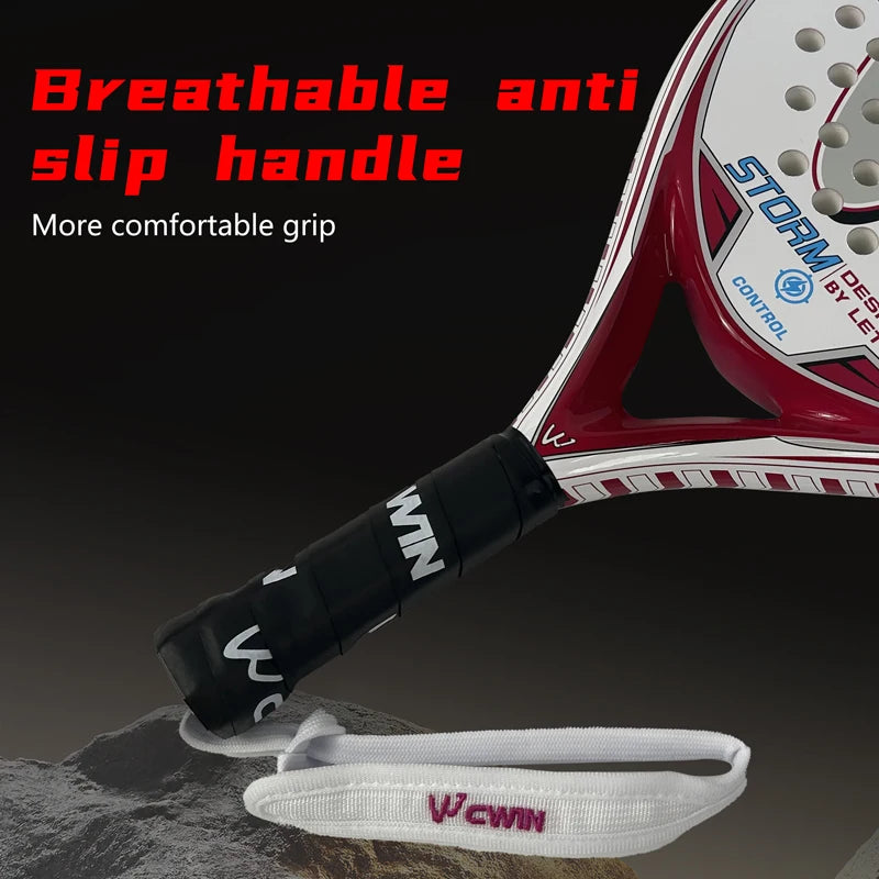 Carbon Fiber Padel Racket | EVA Elastic Memory Core