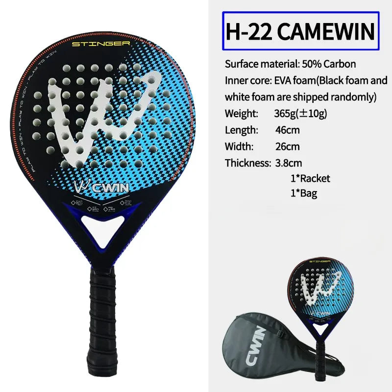 Carbon Fiber Padel Racket with EVA Foam Core 4015