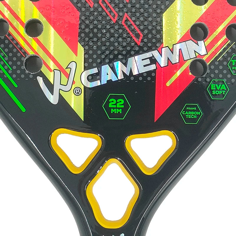 CAMEWIN 3K Carbon Fiber Padel Racket with Protective Bag