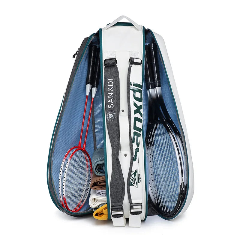 Professional 6-Pack Racket Backpack SANXDI Unisex Sports Bag
