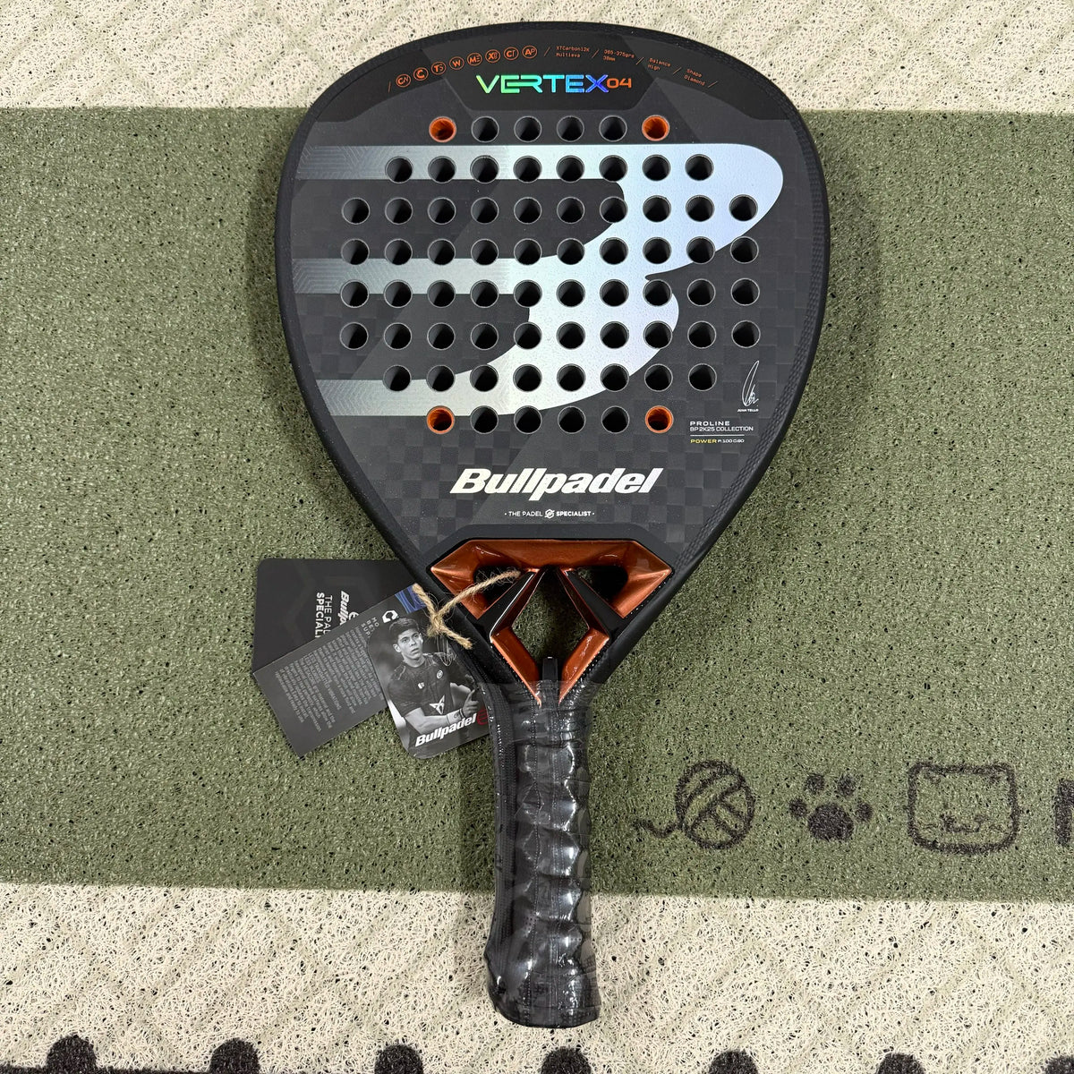 Bullpadel 3K Carbon Fiber Beach Padel Racket for Women
