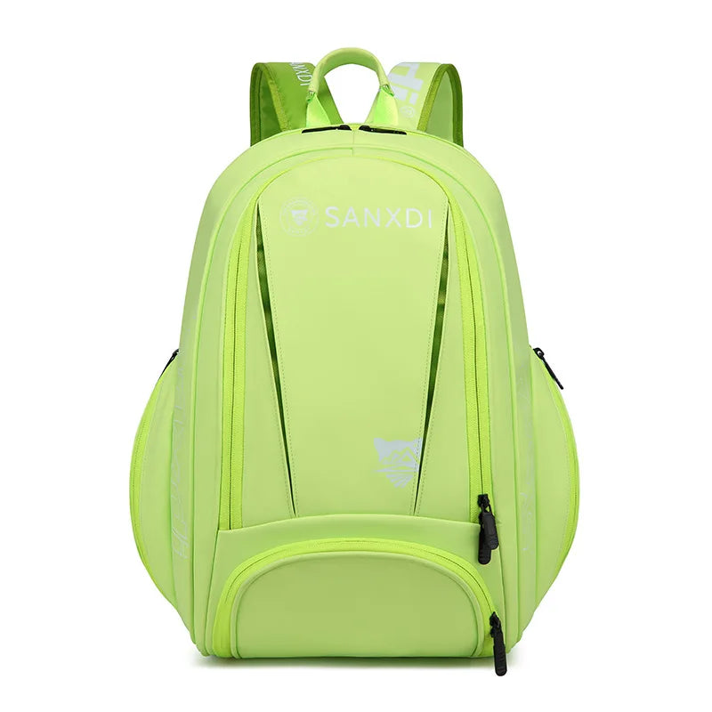 Large Capacity Racket Bag Sports Backpack with Shoe Compartment