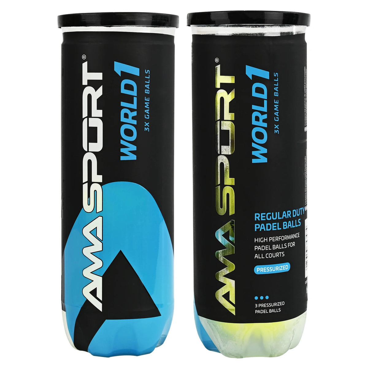 AMASPORT Padel Paddle Training Balls 3Pcs Durable Set