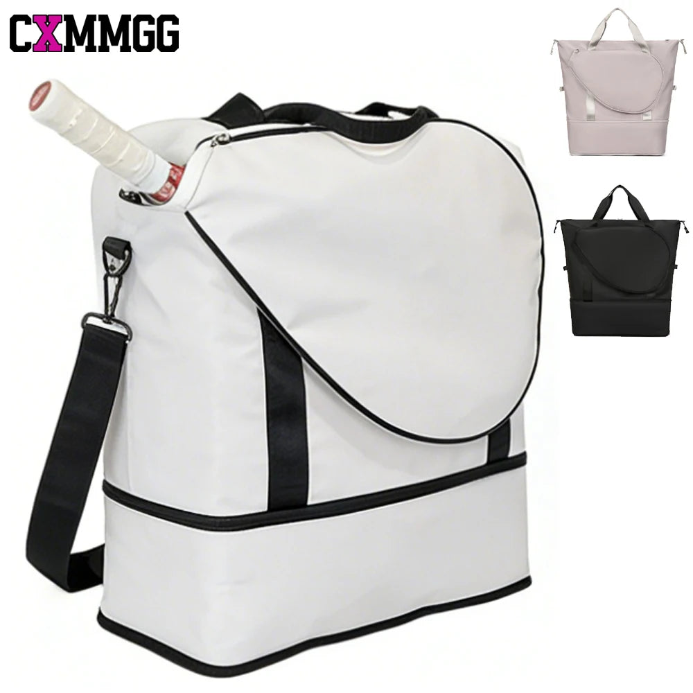 CXMMGG Quilted Gym Duffel Bag for Racket Sports