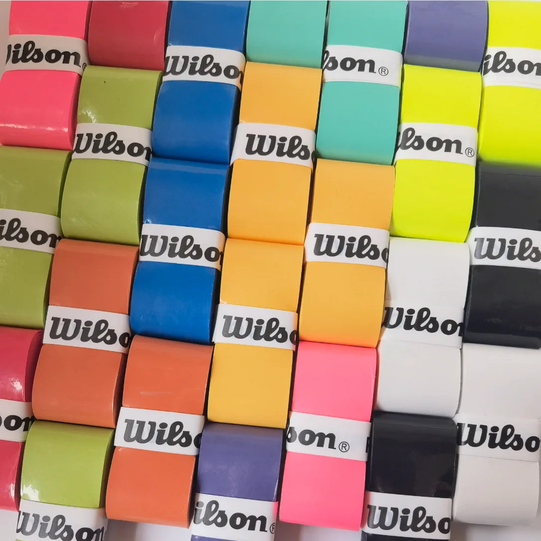12/24PCS Wilson Padel Racket Overgrip Tape Anti-Slip Single Grip Sweatband for Outdoor Training Badminton Replacement Accessorie
