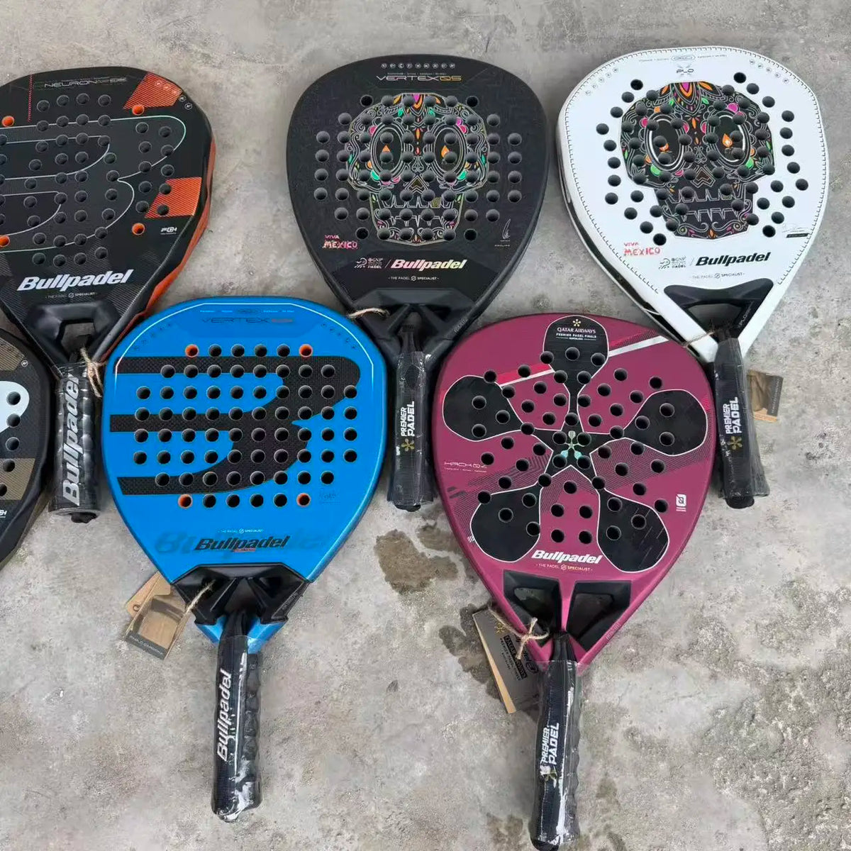 Bullpadel Padel Racket XPLO Hack Vertex 05 Carbon Fiber