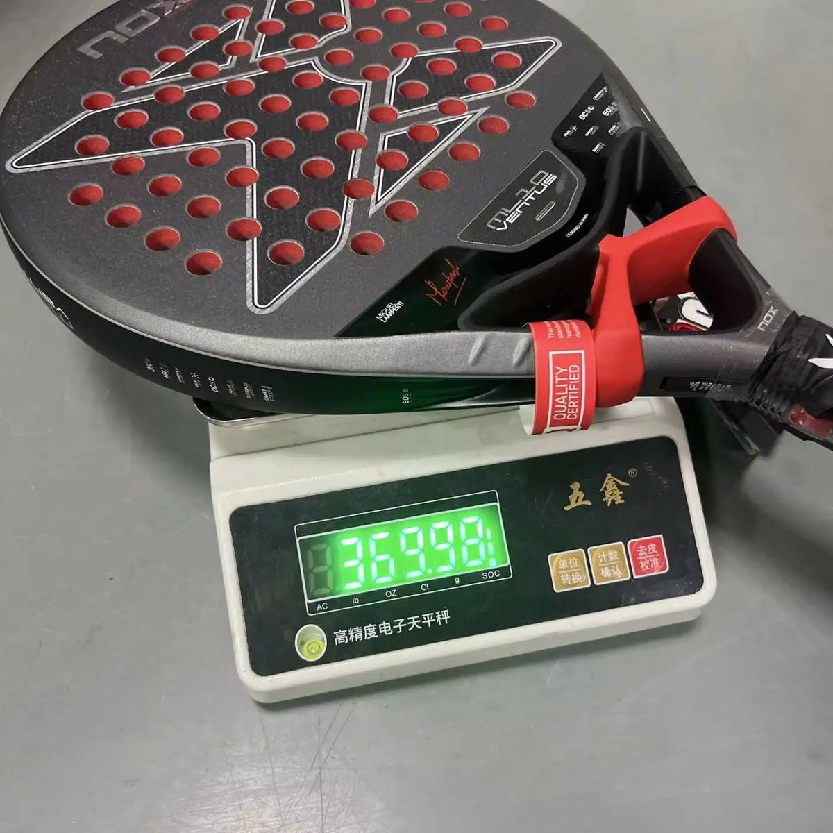 NOX Padelio Raketė, Carbon Fiber, 320-330g, 4 3/8