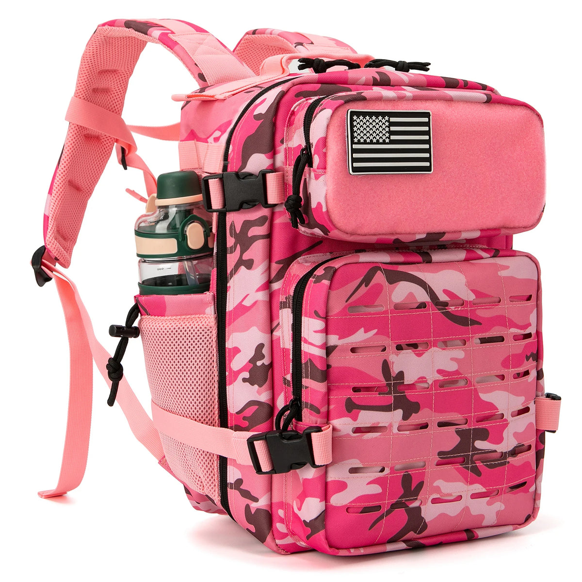 Tactical Backpack 25L/45L for Men and Women with Dual Cup Holder