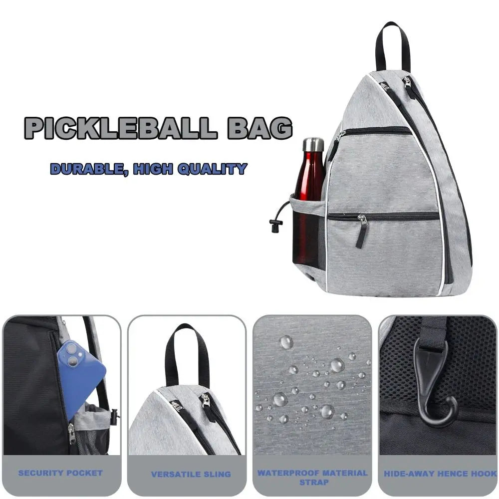 Portable Adjustable Pickleball Paddle Bag Polyester