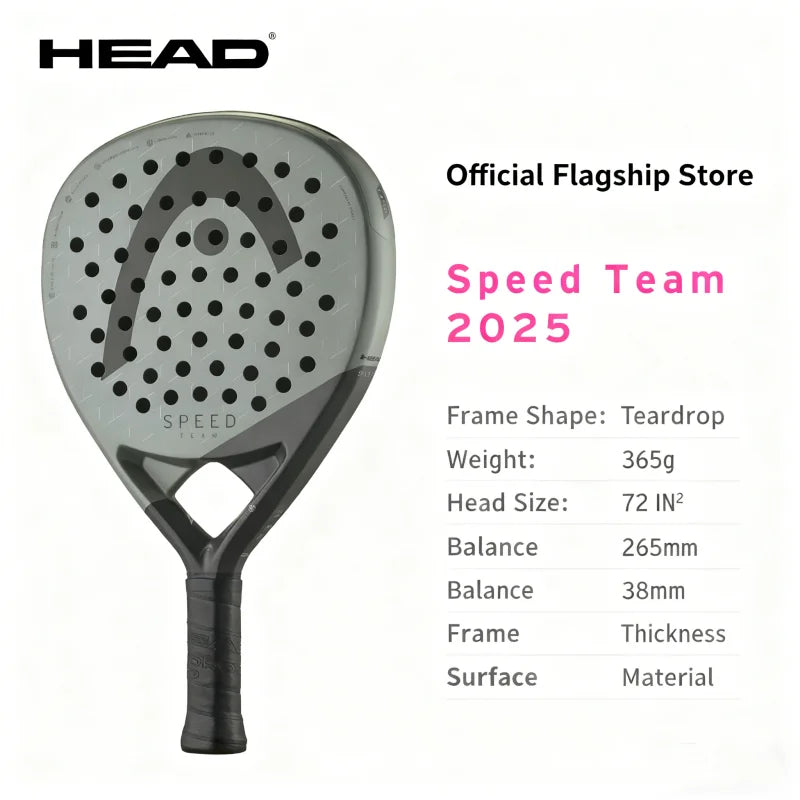 HEAD SPEED Carbon Fibre Padel Racket for Men 2025