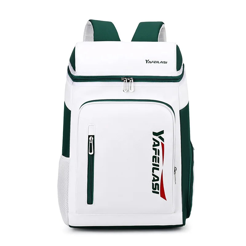 Nylon Racket Sports Backpack with Shoe Compartment