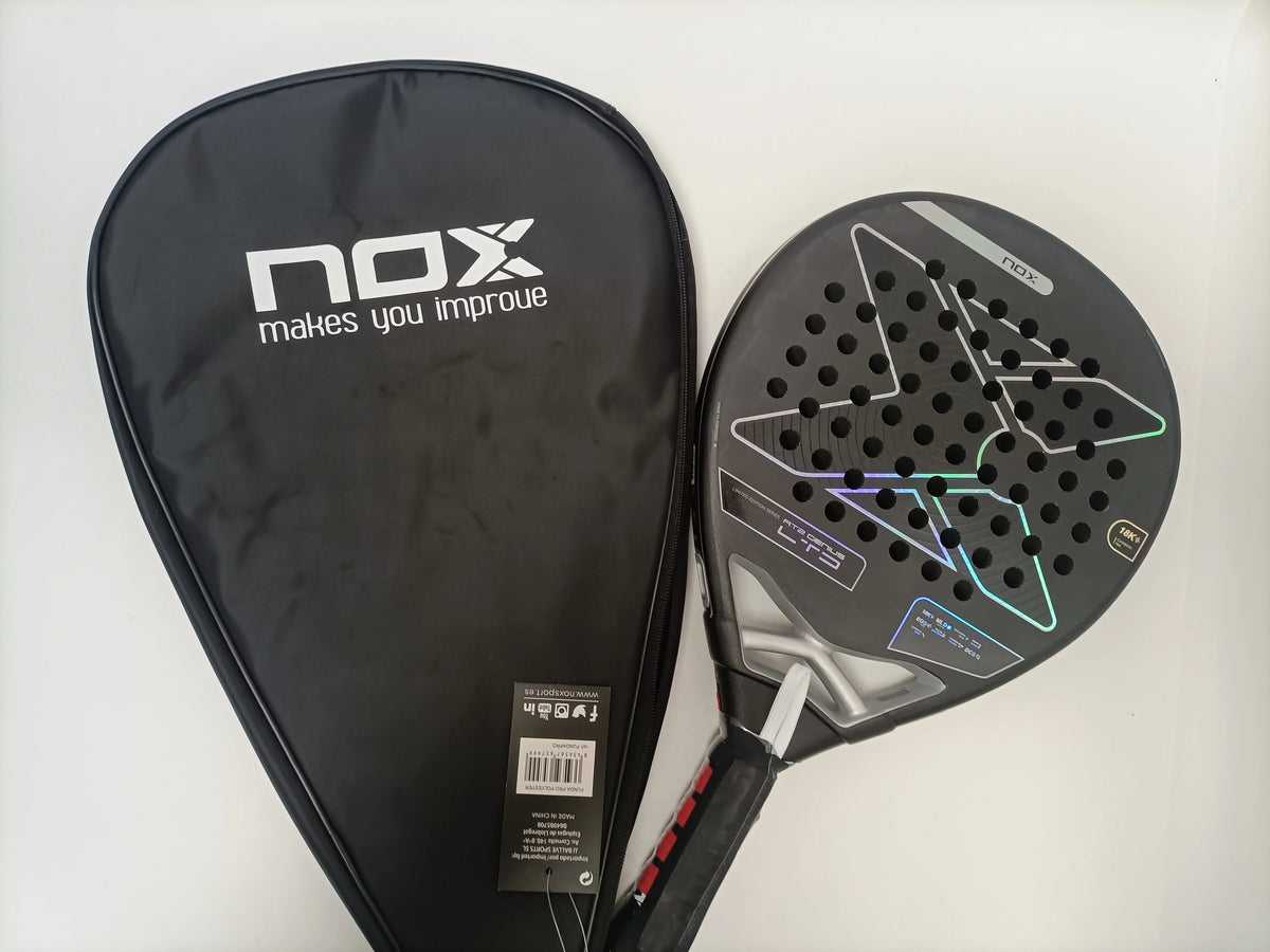 NOX Padel Racket Carbon Fibre Composite EVA Laminated Foam