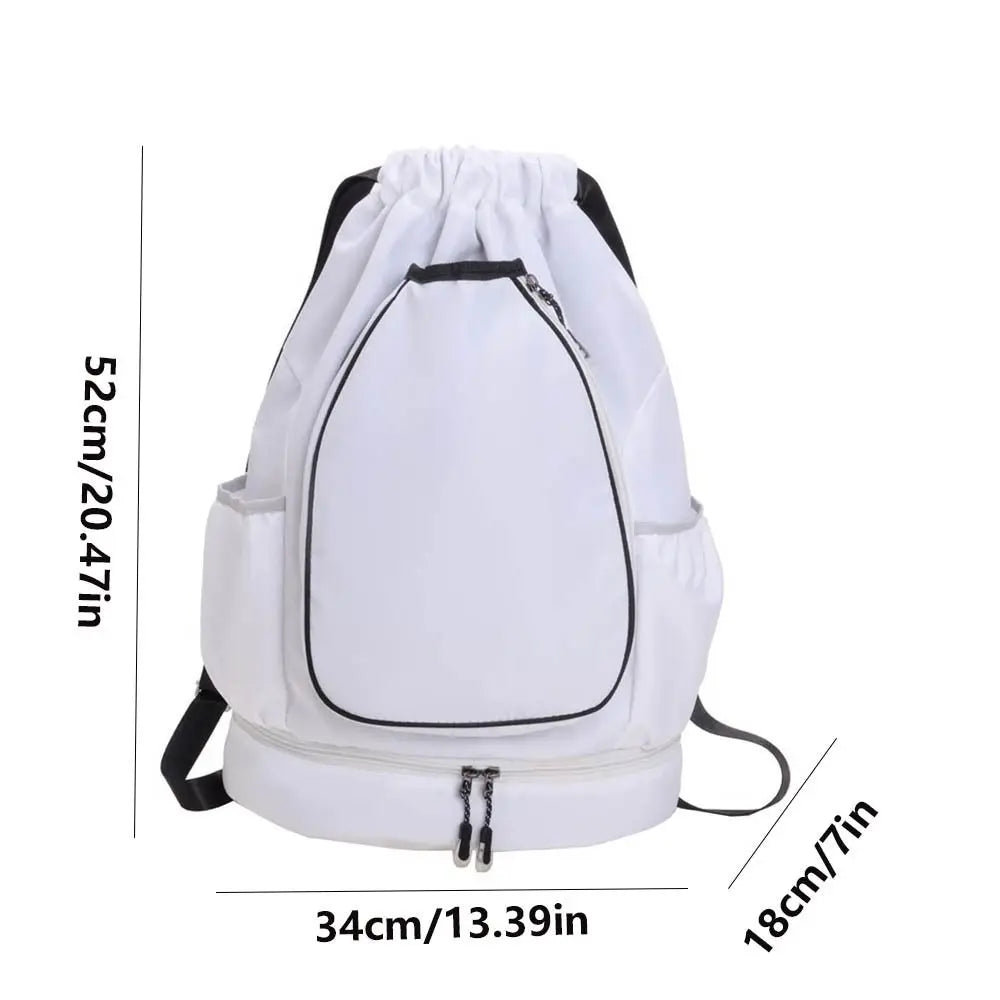 Badminton Racket Backpack with Shoes Pocket Large Capacity