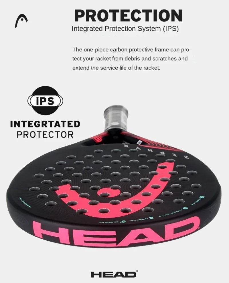 HEAD ZEPHYR Padel Rackets Carbon Fiber EVA Foam Core
