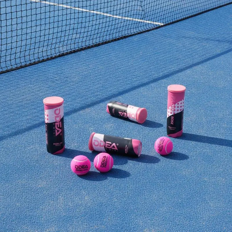 Pressureless Padel Balls 3 Pcs High Bounce Training Balls