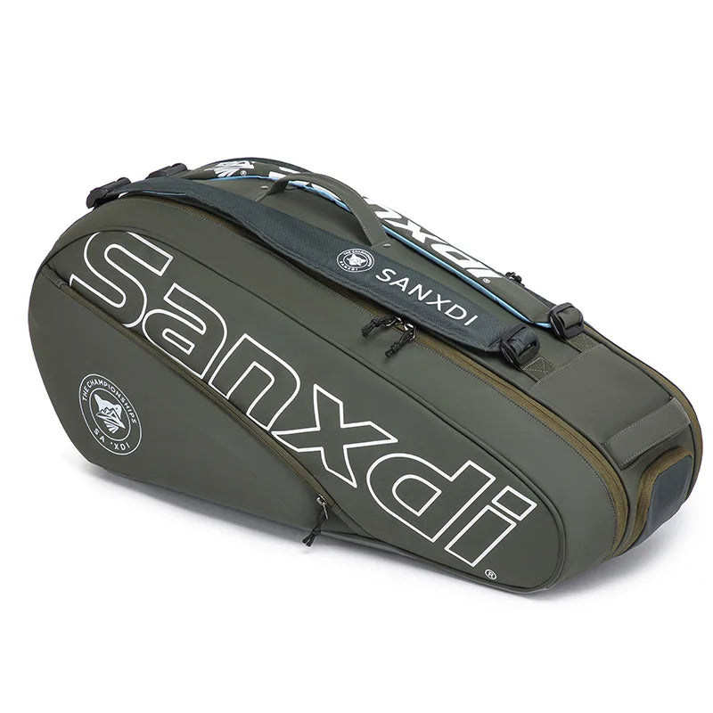 Professional 6-Pack Racket Backpack SANXDI Unisex Sports Bag