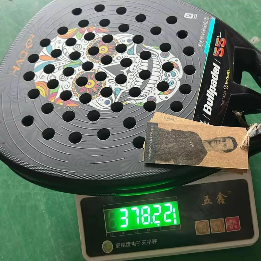 BULLPADEL Padelio Raketė Carbon Fiber Soft Face Lengva