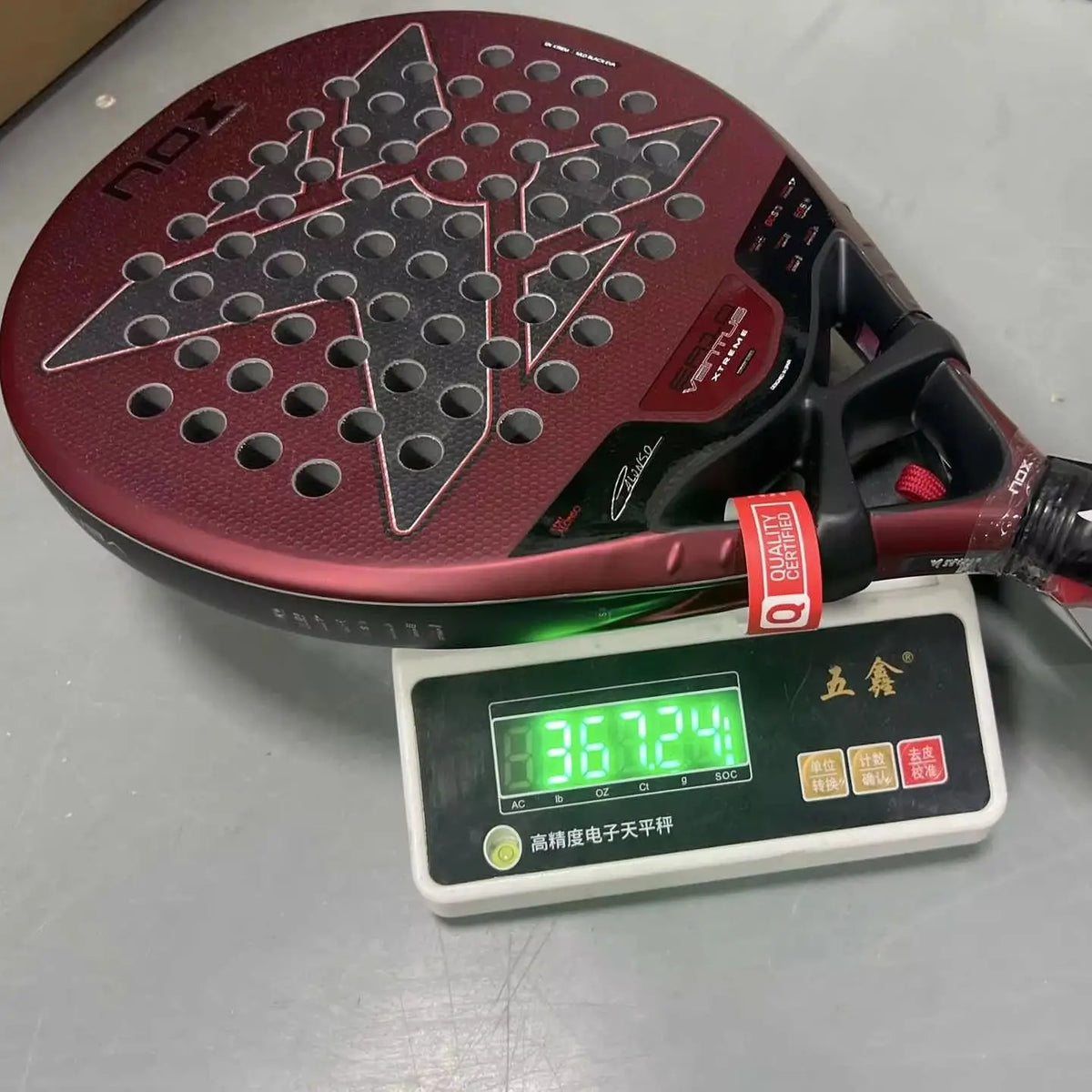 NOX Padelio Raketė, Carbon Fiber, 320-330g, 4 3/8