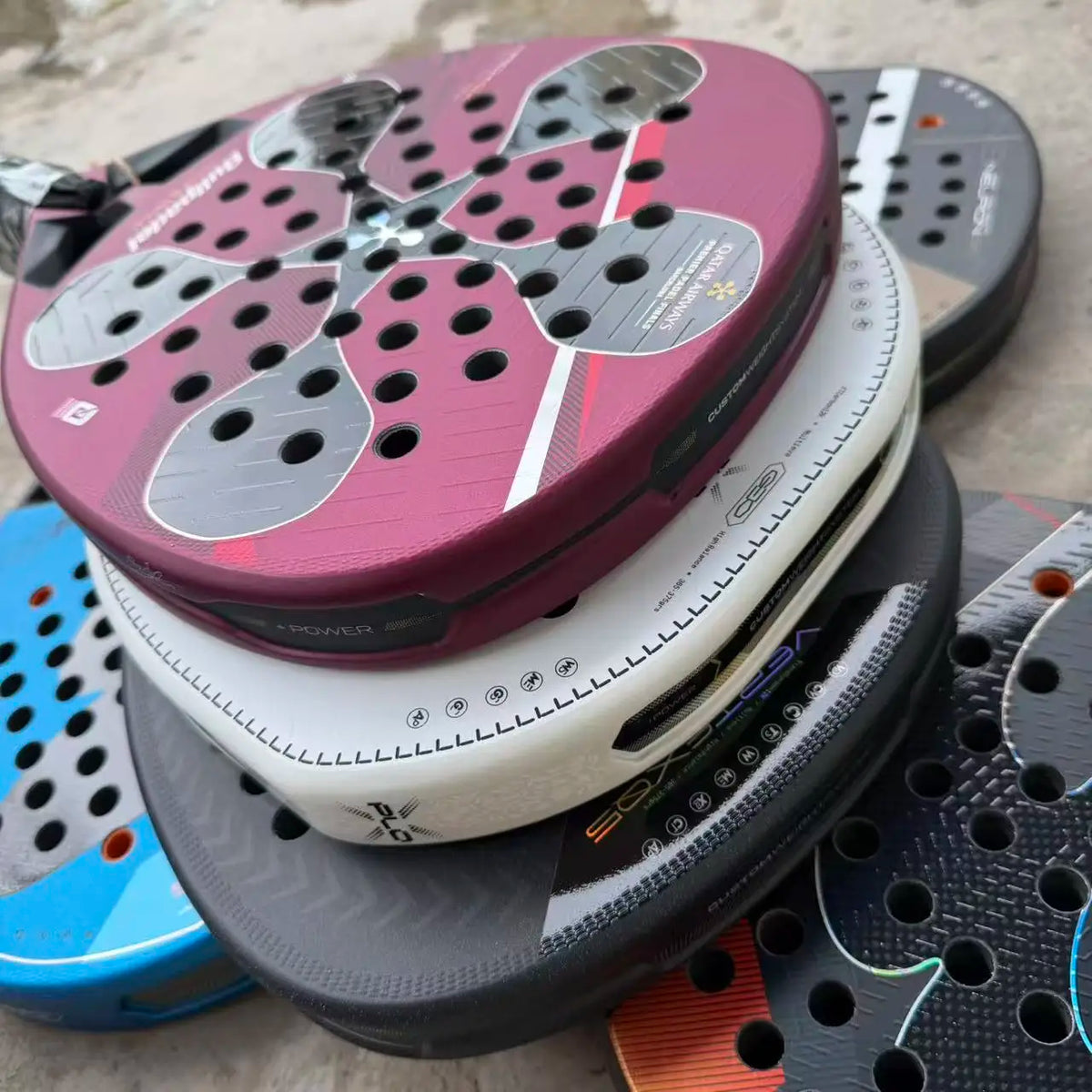 Bullpadel Padel Racket XPLO Hack Vertex 05 Carbon Fiber