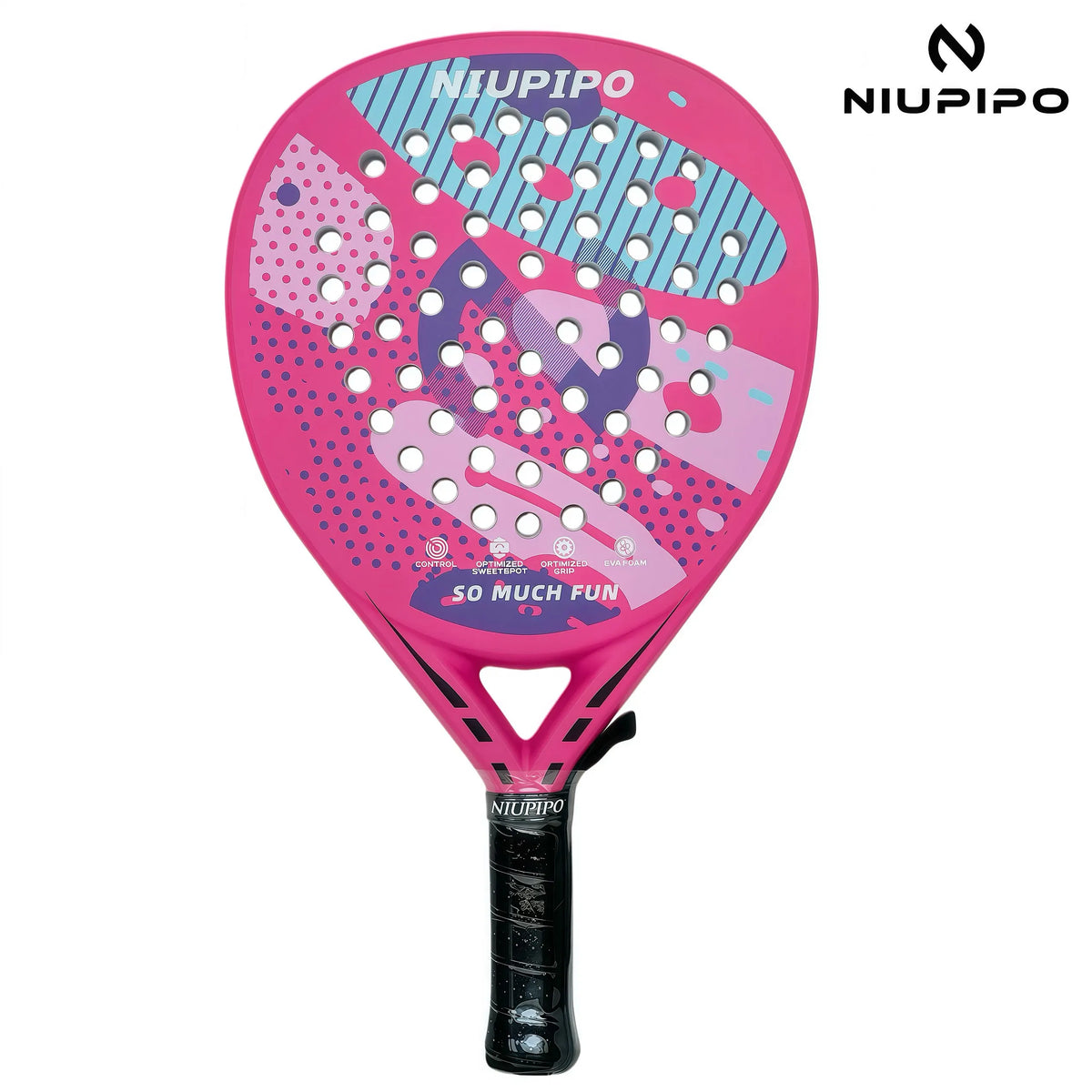 Padelio Raketė NIUPIPO Teardrop Forma Anglies Pluoštas