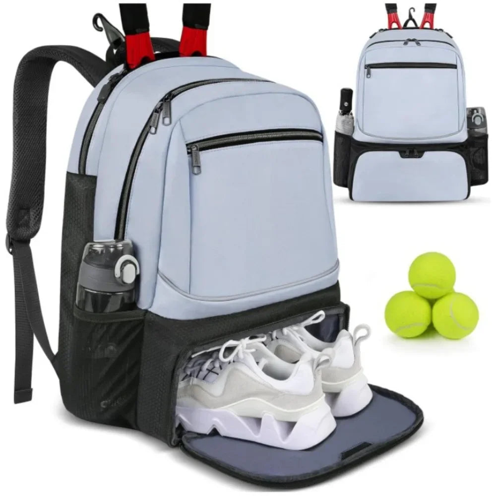 Reversible Pickleball Rackets Backpack with Shoe Pocket