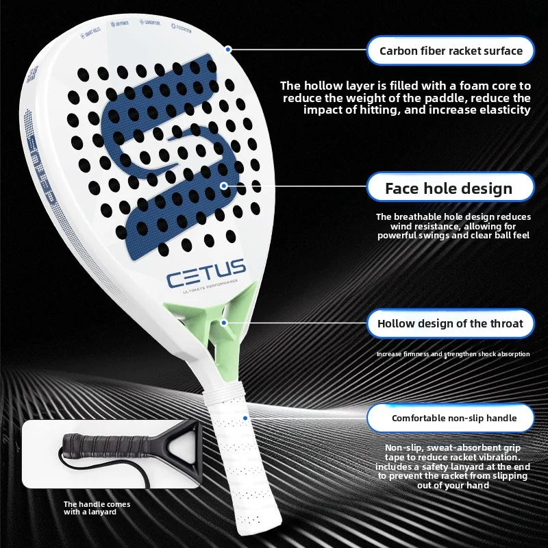 Professional Padel Racket Carbon Fibre Composite JV21-01