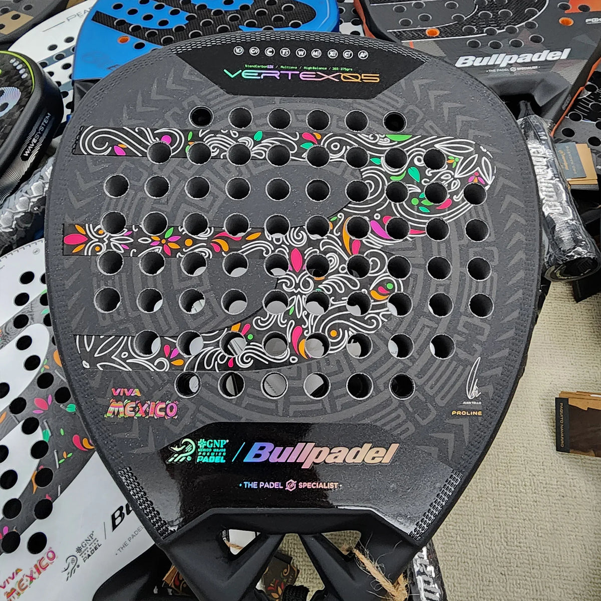 Bullpadel XPLO Hack Vertex 05 Padel Racket Carbon Fiber