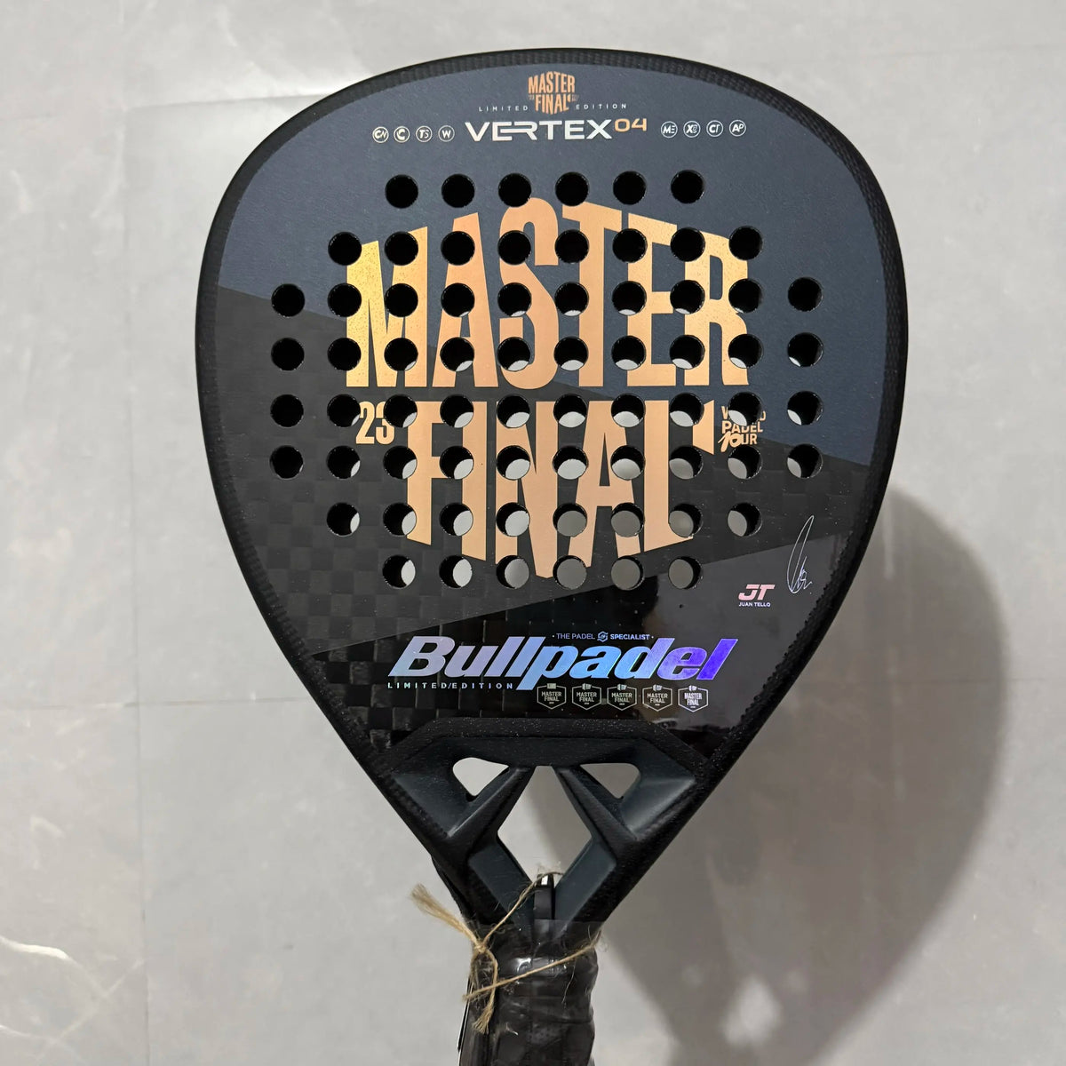 BULLPADEL VERTEX04 Padel Racket Carbon Fiber EVA Foam Core