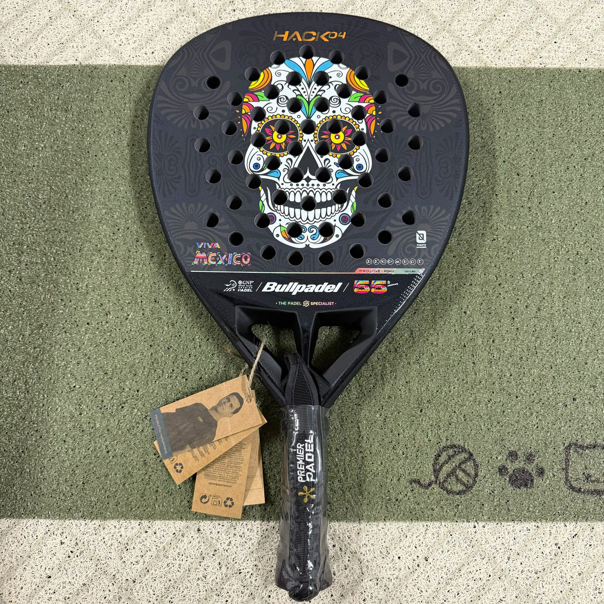 2026 Bullpadel 12k Carbon Fiber Tennis Racket Professional Competition Sports Padel