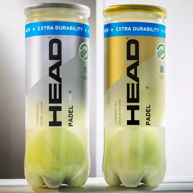 HEAD Controlled Padel Balls Pro+ / Pro S+ - 3 Balls