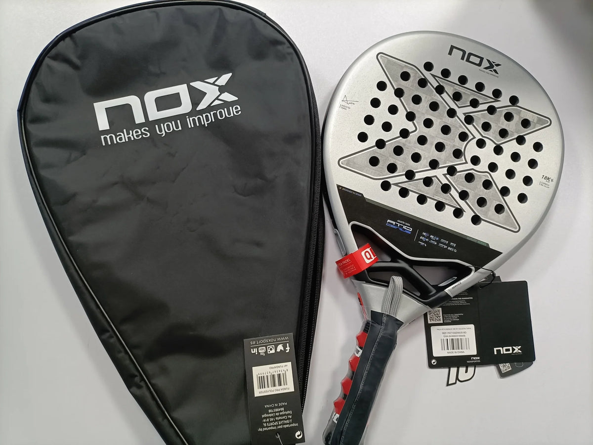 NOX Padel Racket Carbon Fibre Composite EVA Laminated Foam