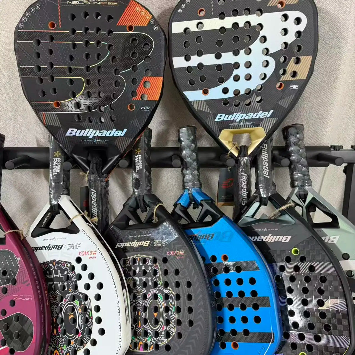 Bullpadel Padel Racket XPLO Hack Vertex 05 Carbon Fiber