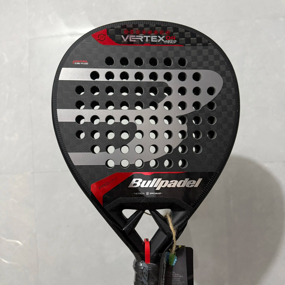 BULLPADEL VERTEX04 Padel Racket Carbon Fiber EVA Foam Core