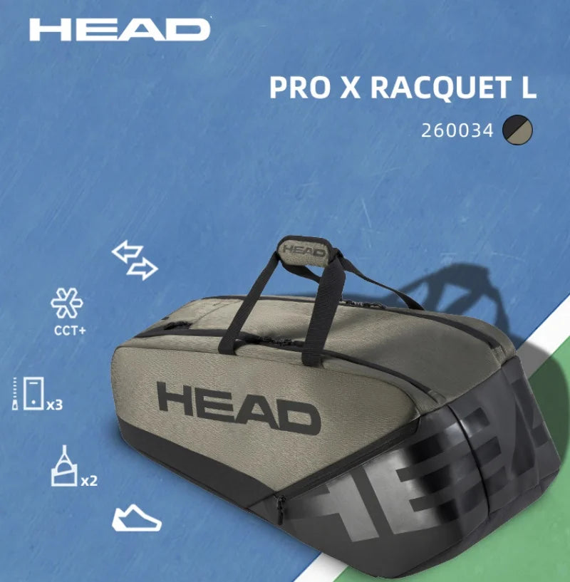 HEAD PROX Series Racket Bag Large Capacity Backpack